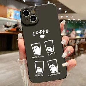 Iphone 14 Case Coffee Theme